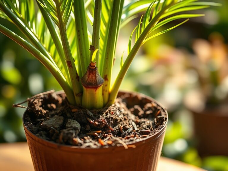 8 Aeration Steps for Repotting a Parlor Palm